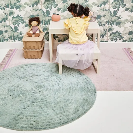 Tapis Petit Teppich Robin - Ocean - 110 x 110 cm