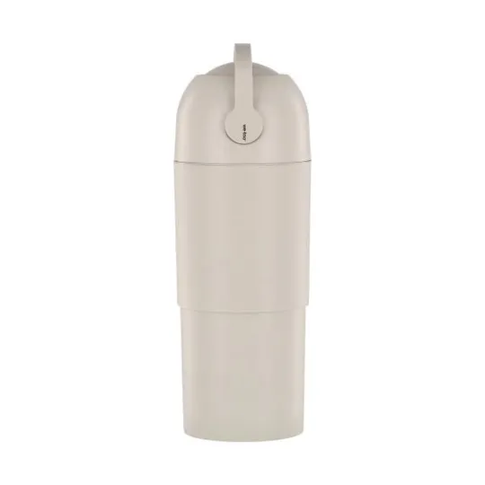 We-Too Teleskop Windeleimer Slim - Oatmeal | Deckel Slim | Windeleimerbeutel XL