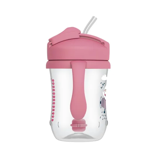 Dr. Browns Trinklernflasche Rosa 270 ml