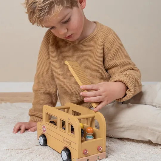 Little Dutch Schulbus Mit Puppen