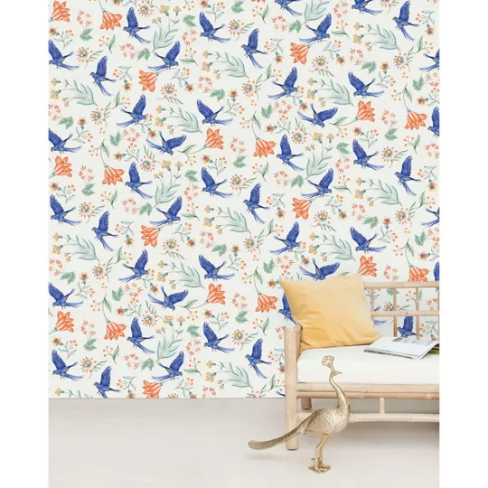 Creative Lab Amsterdam Paisley Parrot Tapete 200 x 280 cm