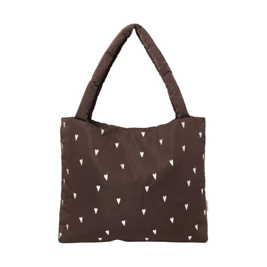 Studio Noos Mom Bag - Puffy - Brown Heart