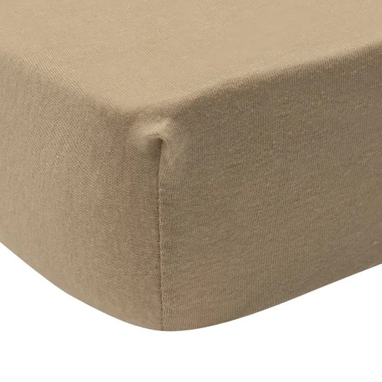 Jollein Spannbettlaken - 70/75x140/150 cm - Jersey - Hazel
