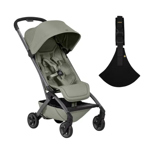 Joolz x Wildride Aer² Buggy + Kleinkindtrage - Sage Green / Schwarz