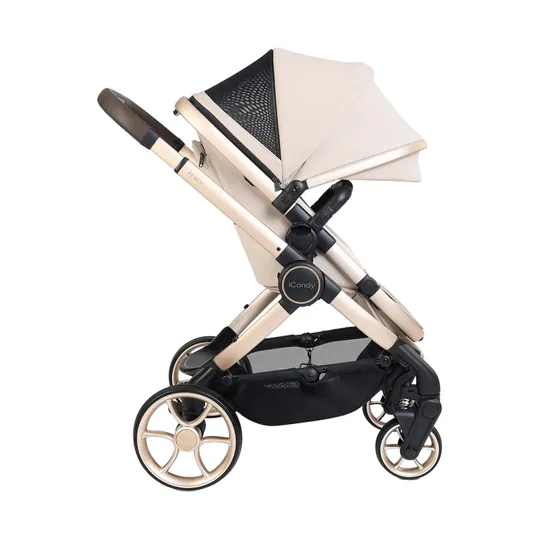 ICandy Peach 8 Kinderwagen 3-in-1 - Complete Travel Bundel - Biscotti / Sandstone
