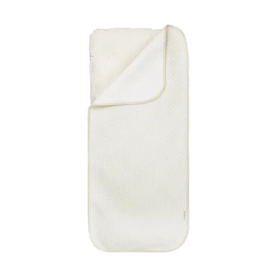 Moonboon Wasserdichter Matratzenschoner für Wiegen – 40 x 80 cm – Natur