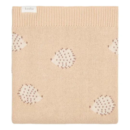 Koeka Babydecke - Hedge Hugs - Sand