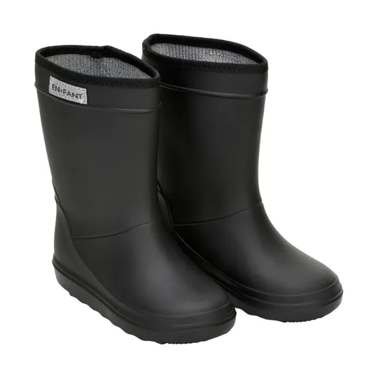 En Fant Regenstiefel - Solid Black - Gr. 31