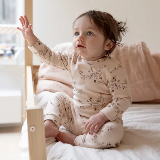 Feetje Pyjama Betsy Bird - Premium Sleepwear - Gr. 122 - Rosa