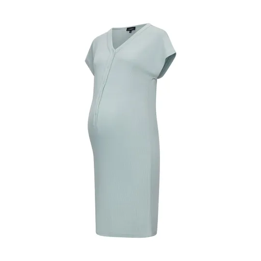 Geburtskleid Bamboo Rib - M / L - Mint