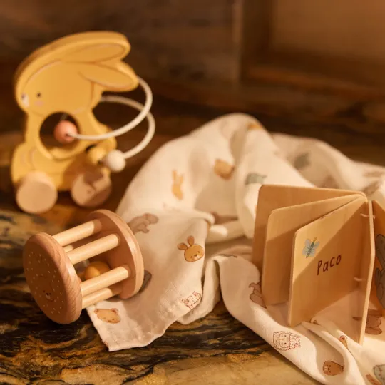 Jollein Bunny Luz Holz Geschenkset