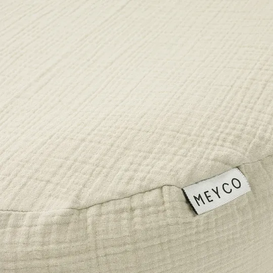 Meyco Baby Uni Relaxbezug Stillkissen - Pre-Washed Hydrophil - Soft Sand