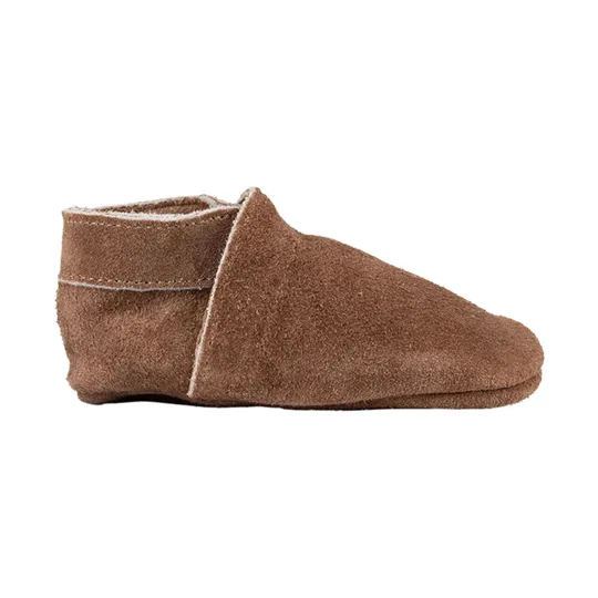 Baby Dutch Babyschuhe – Uni – M / 19 - Dark Brown