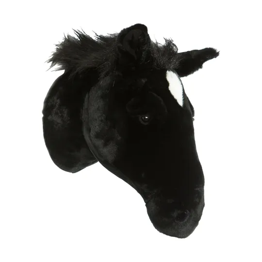 Wild & Soft Paard Peter Dierenkop Zwart