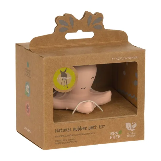 Lässig Bath Toy Natural Rubber Octopus  1313025628