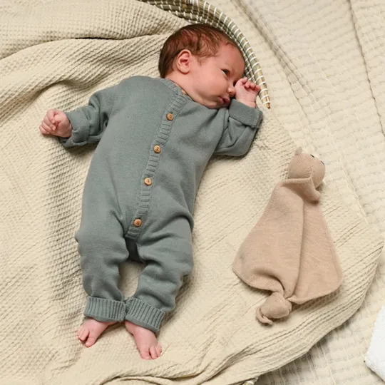 Klein Baby Strampelanzug - Gr. 56 - Stone Green