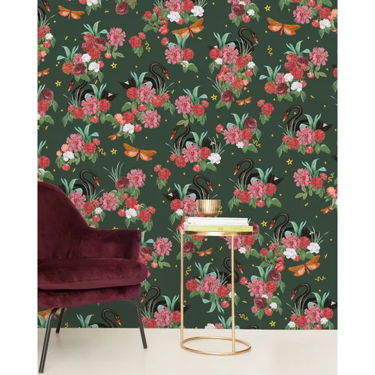 Creative Lab Amsterdam Wild Roses Tapete 200 x 280 cm