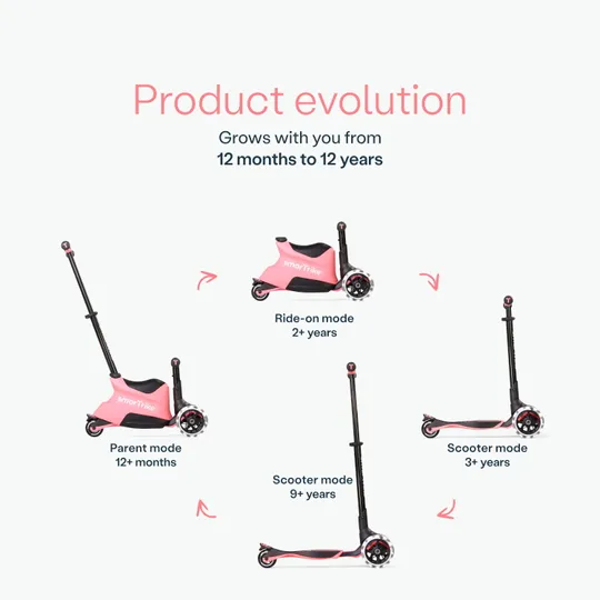 SmarTrike Xtend Scooter Ride-On - Blossom
