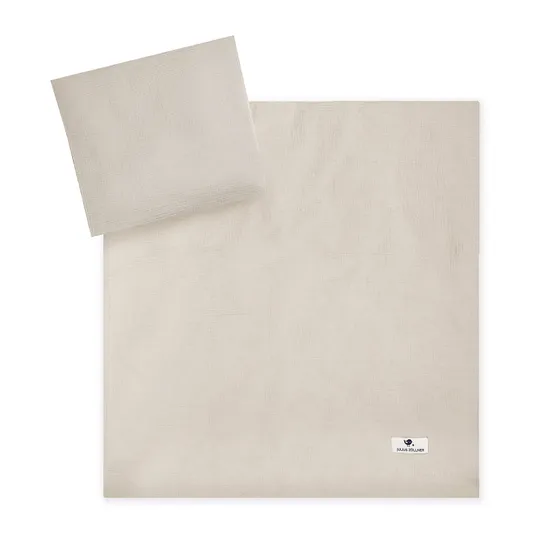 Julius Zöllner Muslin Bettwäsche - Sand - 80×80 + 35×40 cm