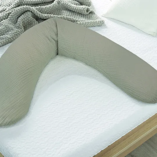 Theraline Stillkissenbezug - Musselin - Taupe
