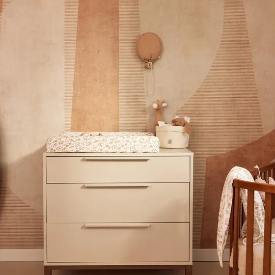 Jollein Wickelunterlagenbezug - Jersey - 50 x 70 cm - Bloomy