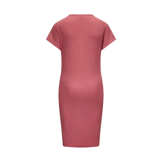 Geburtskleid Bamboo Rib - XL / XXL - Blush