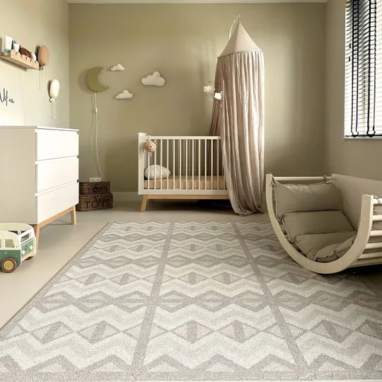 Eeveve Spielmatte – Kilim – 120 × 180 cm - Truffle
