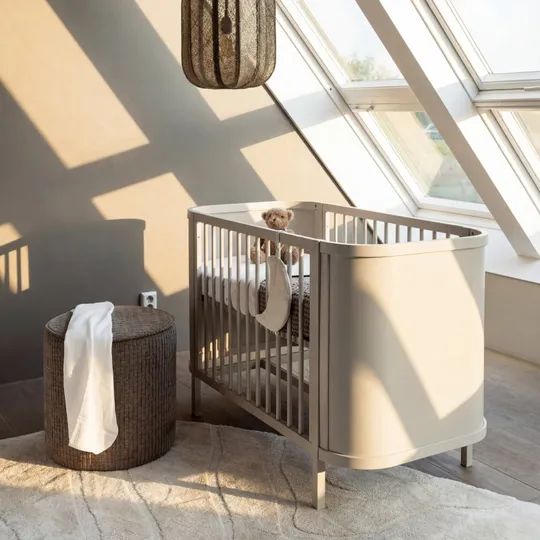 Bopita Heya Babybett - 60 x 120 cm - Oatmeal