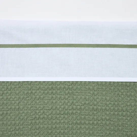 Meyco Bies Kinderbettlaken - 100 x 150 cm - Olive Green
