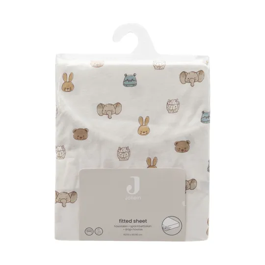 Jollein Spannbettlaken - 60x120 cm - Jersey - Jollies