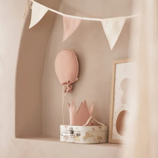 Jollein Wimpelkette - Wild Rose / Ivory