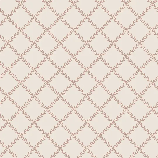 Sandberg Trellis Tapete - Terracotta S10305