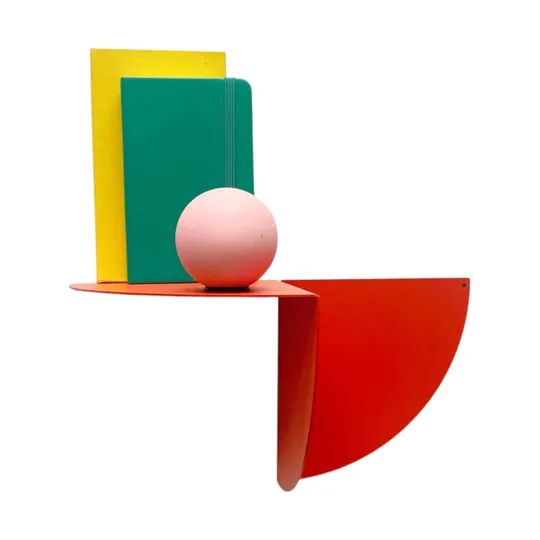 Groovy Magnets Magnetisches drehbares Wandregal - Rot