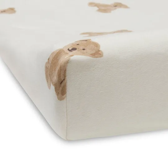Jollein Wickelunterlagenbezug - Jersey - 50 x 70 cm - Teddy Bear