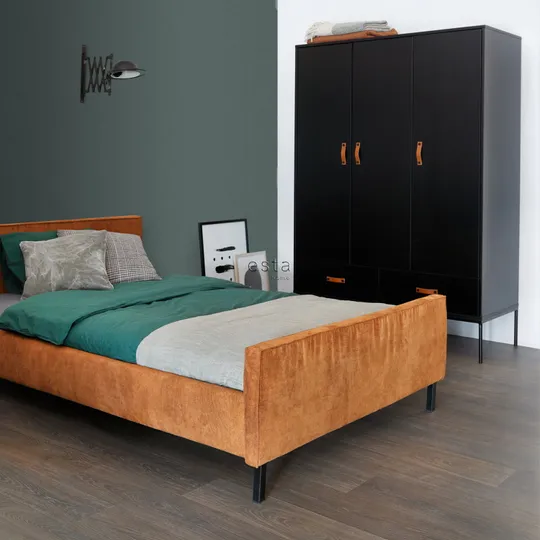 Estahome Uni-Denim-Tapete – Jeans-Struktur – 0,53 x 10,05 m – Graugrün