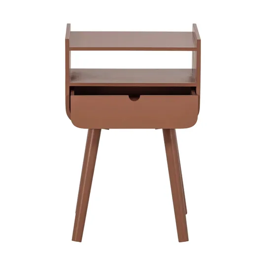 Woood Nachttisch Nils – Holz – Altrosa