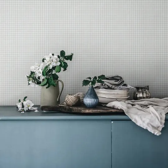 Sandberg Ruta Tapete - Misty Blue