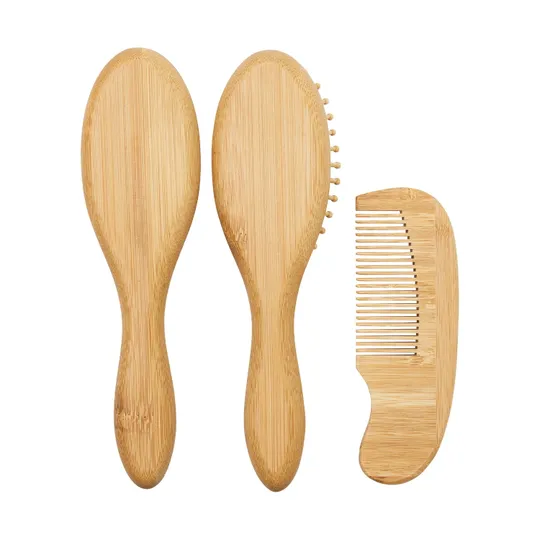 Meyco Friseurset - 3-teilig- Bambus - Natur