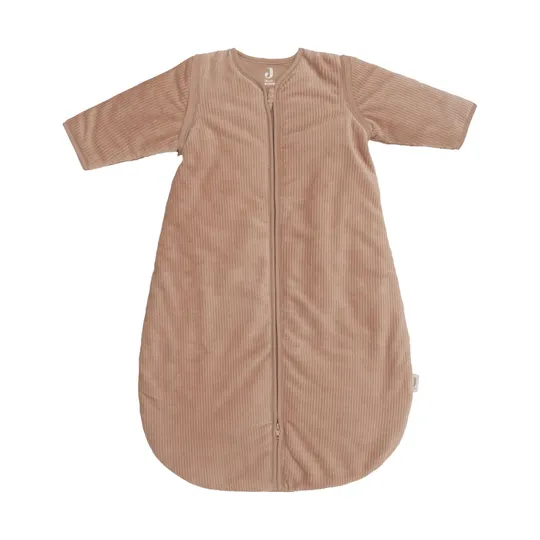 Jollein Schlafsack mit abnehmbaren Ärmeln – Rippstrick – 110 cm – Light Terra