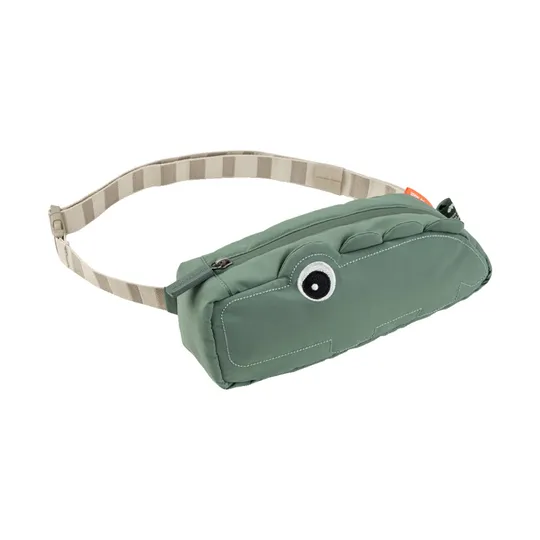 Done By Deer Croco Cross-Over-Tasche Green