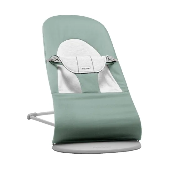 BabyBjörn Balance Soft Gewebt Jersey Wippstuhl Salbei / Grau