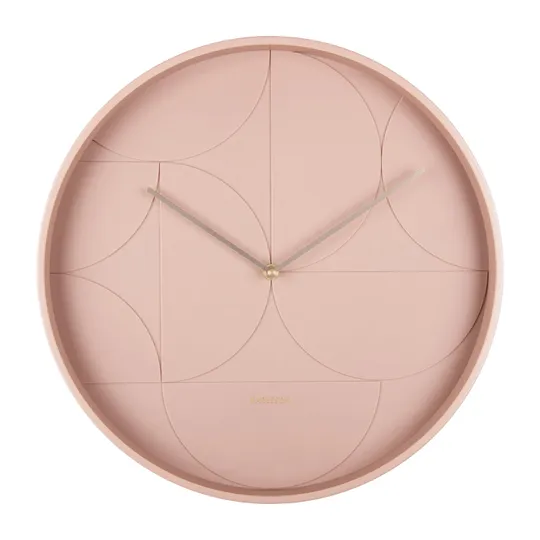 Karlsson Echelon Circular Wanduhr - Rosa