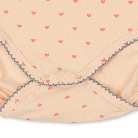 Konges Sløjd Babybody - 0-1 Mt - Teddy Coeur