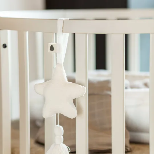 Puck Runder Laufstall - Oatmeal