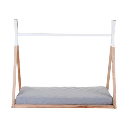 Childhome Tipi Bettrahmen Natur/Weiß 70 x 140 cm