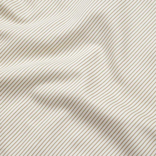 Cam Cam Classic Stripes Bettbezug - 100 x 140 cm - Camel