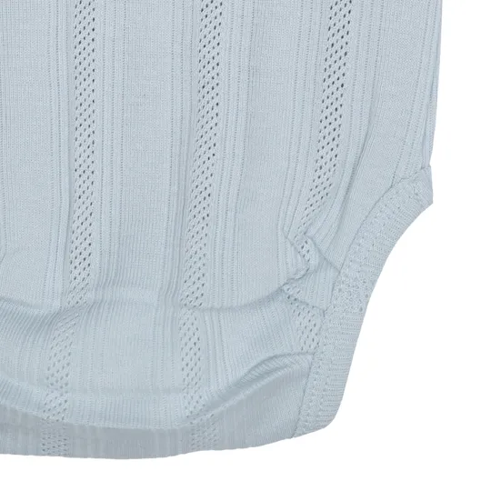 Lodger Babybody Langarm - Pointelle - Größe 50 - Air