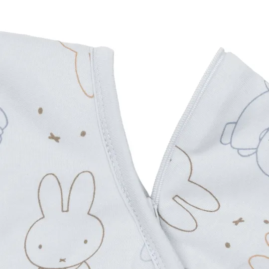 Jollein Miffy Moments Schlafsack mit abnehmbaren Ärmeln – 110 cm - Cloudy Blue