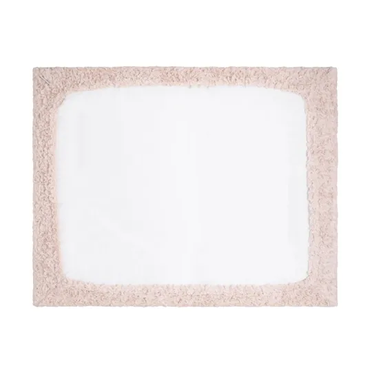 Baby's Only Spannbettlaken Laufstallmatratze - Snow - Altrosa