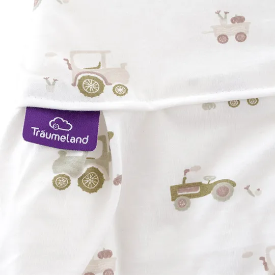 Träumeland Sleeping Bag LIEBMICH Little Farm green, Size 62/68